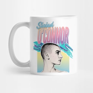 Sinéad O'Connor 80s Styled Aesthetic Design Mug